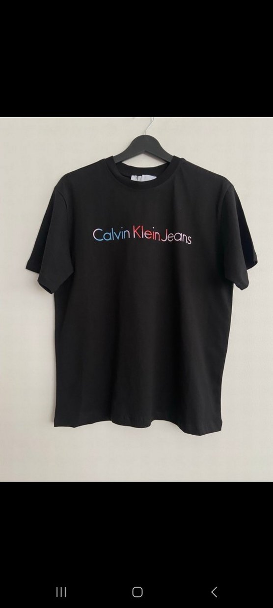 Calvin Klein Siyah Baskılı Kadın Tişört - Görsel 2