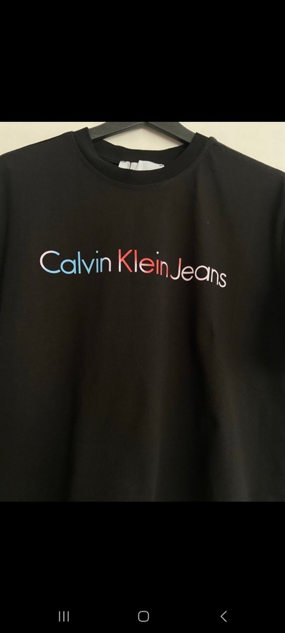 Calvin Klein Siyah Baskılı Kadın Tişört - Görsel 3