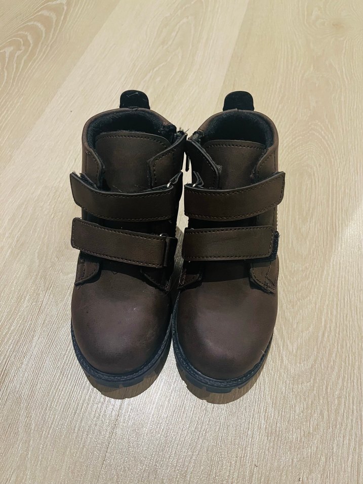 Erkek Çocuk Kahverengi Deri Tokalı Bot - Görsel 2