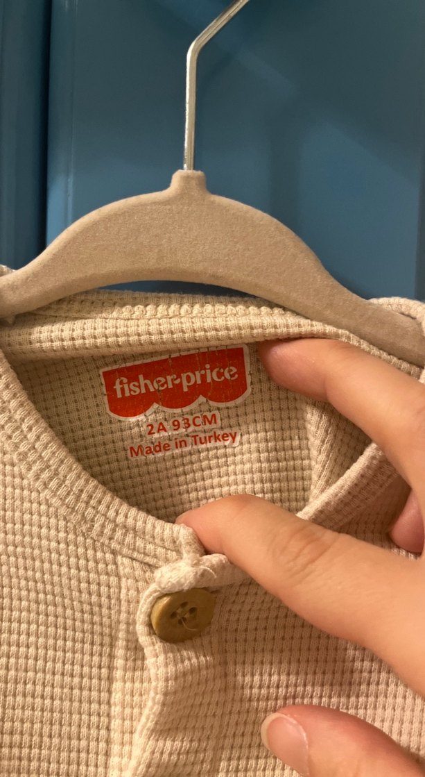 Erkek Çocuk Düğmeli Desenli Triko Hırka - Görsel 3