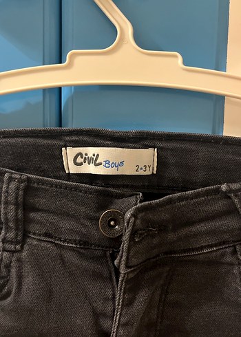 Civil Erkek Siyah Kot Pantolon