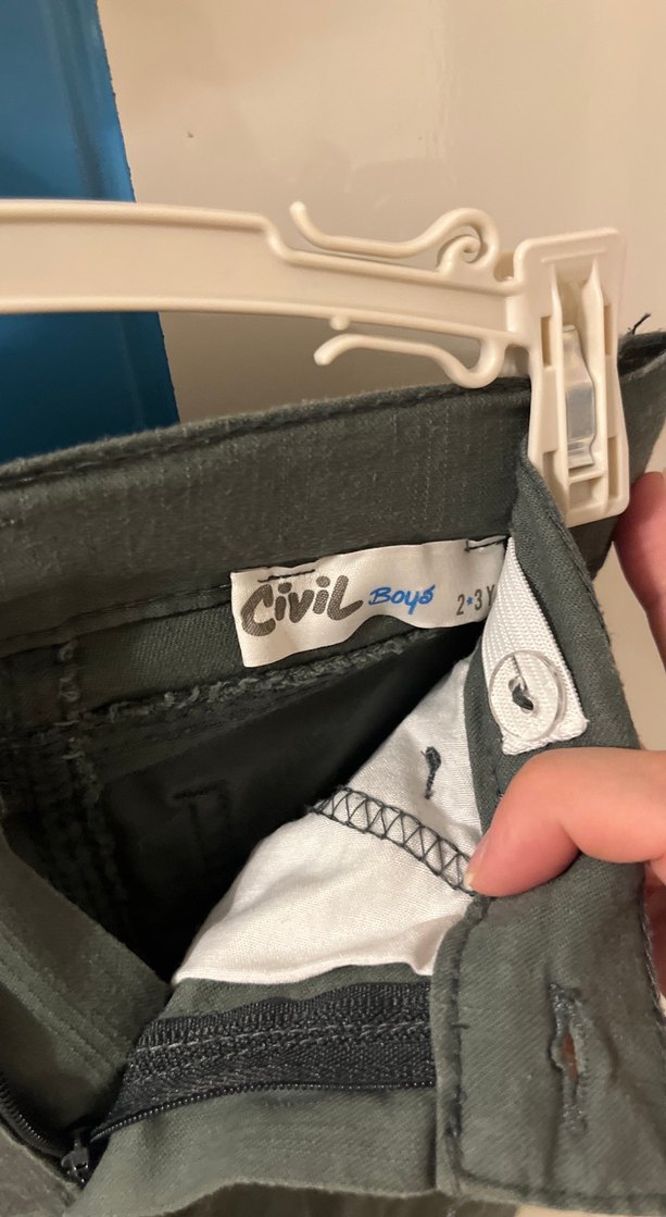 Haki Erkek Çocuk Kot Pantolon - Görsel 3