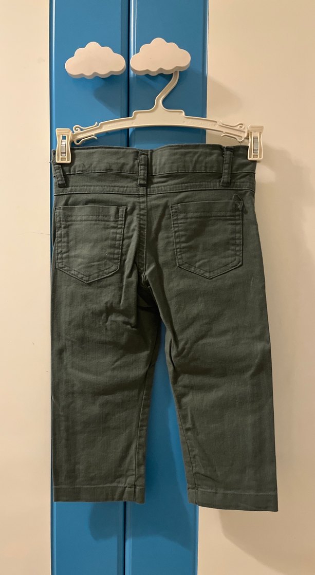 Haki Erkek Çocuk Kot Pantolon - Görsel 4