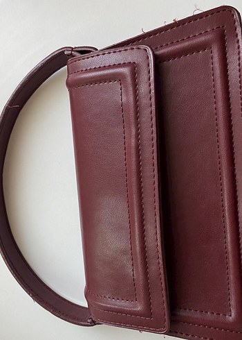  Beden bordo Renk Lc Waikiki Bordo Deri Çanta