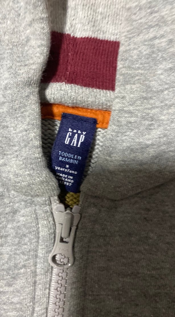 Kapüşonlu Gri Erkek Çocuk Örgü Sweatshirt - Görsel 2