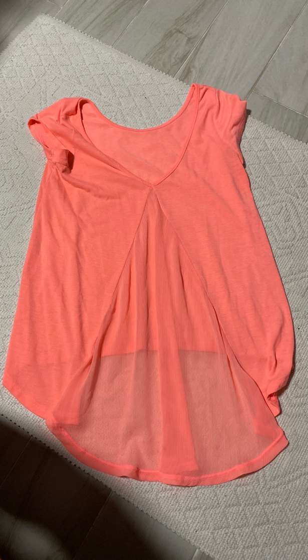 Kız Çocuk Pembe Kısa Kollu Salaş Tişört - Görsel 2