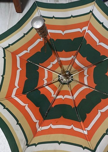 Kadın Çok Renkli Bohem Şemsiye - Görsel 7