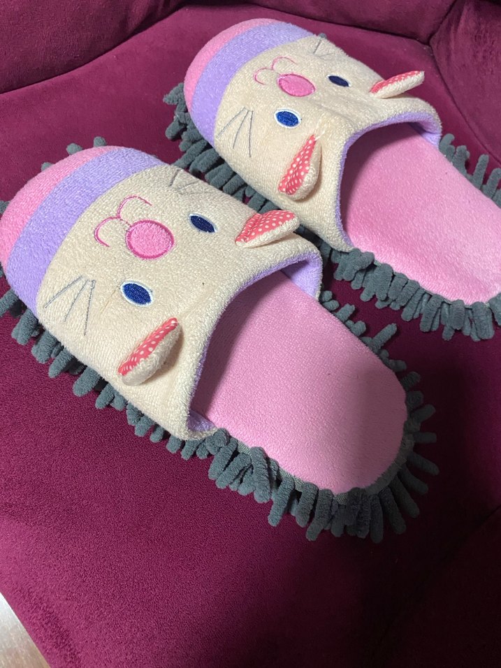 Kızlar için Renkli Nakışlı Bohem Terlik - Görsel 2