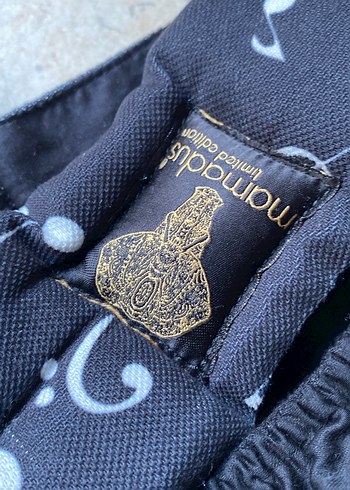 Siyah Bebek Taşıyıcı Müzik Desenli - Görsel 2