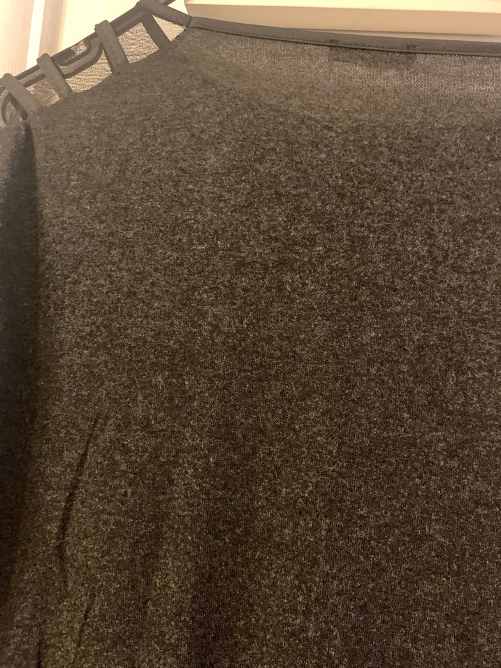 Koyu Gri Kadın Uzun Kollu Modelli Bluz - Görsel 5