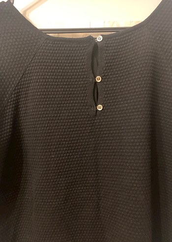 SİYAH ALTI ŞİFONLI BLUZ - Görsel 4