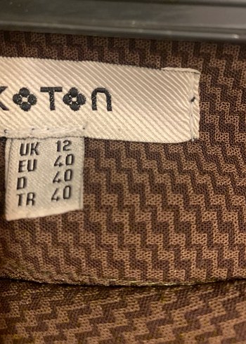 Kahverengi Pilili Midi Kadın Etek - Görsel 5