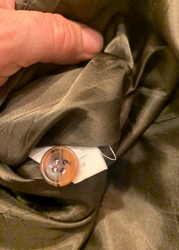 Kahverengi Pilili Midi Kadın Etek - Görsel 6