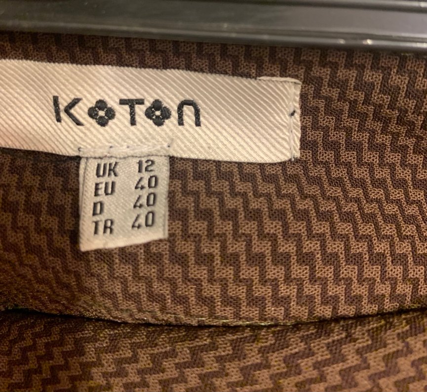 Kahverengi Pilili Midi Kadın Etek - Görsel 5