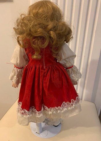 Saman Şapkalı Beyaz Bebek - Görsel 3