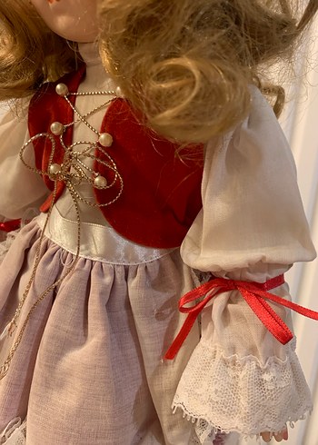 Saman Şapkalı Beyaz Bebek - Görsel 6