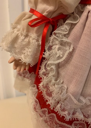 Saman Şapkalı Beyaz Bebek - Görsel 7