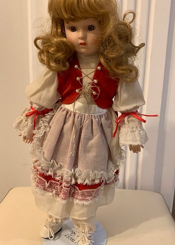 Saman Şapkalı Beyaz Bebek - Görsel 2