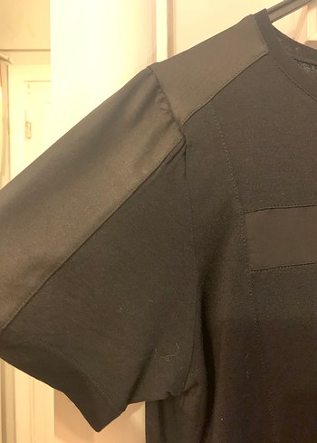 Fabrika Siyah Kısa Kollu Salaş Kadın Bluz - Görsel 4