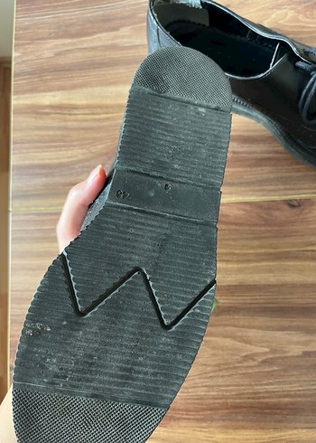 Siyah Kadın Ayakkabısı Bağcıklı - Görsel 3