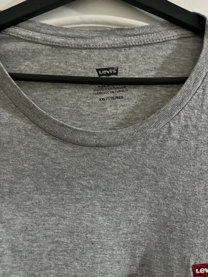 Levi's Gri Kısa Kollu Basic Tişört - Görsel 2