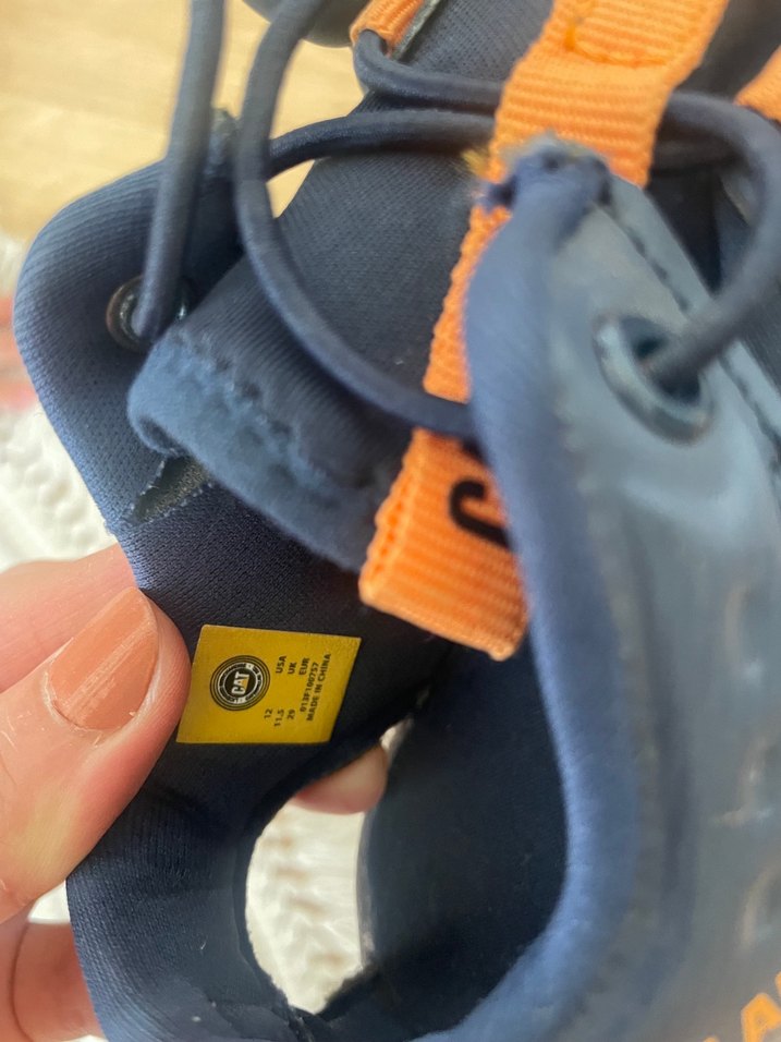 Koyu Turuncu Erkek Çocuk Sandalet Velcro - Görsel 3