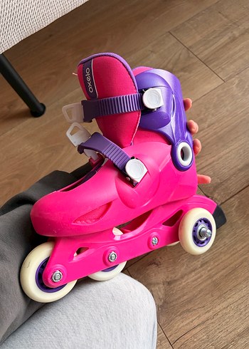 Renkli Pembe Çocuk Patenleri 32 numara - Görsel 6