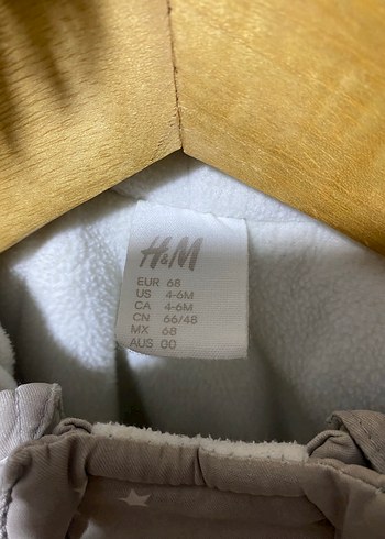 Kürklü Kapüşonlu Gri Bebek Tulumu - Görsel 2