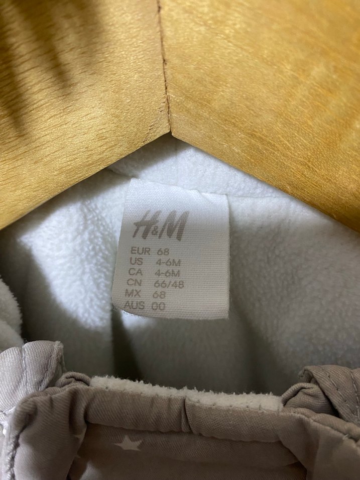 Kürklü Kapüşonlu Gri Bebek Tulumu - Görsel 2