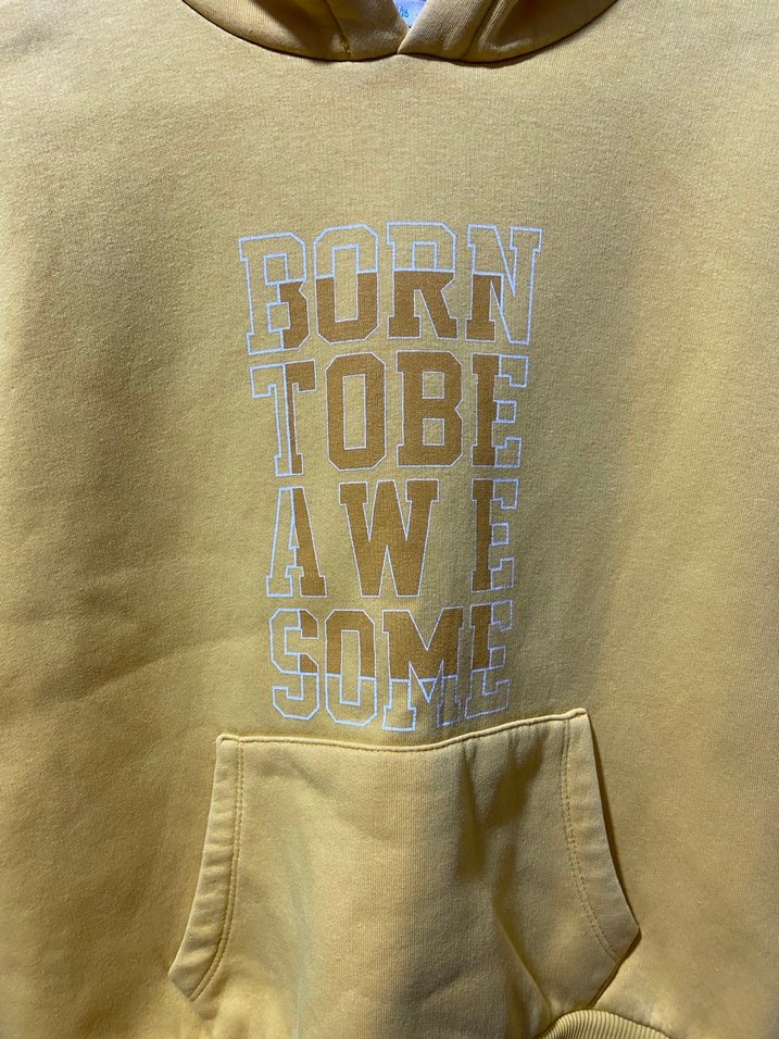 Sarı Kapüşonlu Erkek Çocuk Sweatshirt - Görsel 2