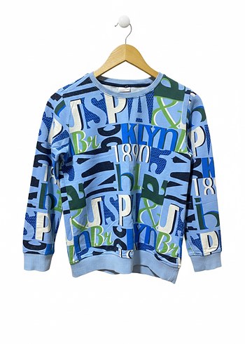 Erkek Çocuk Renkli Baskılı Sweatshirt - Görsel 2