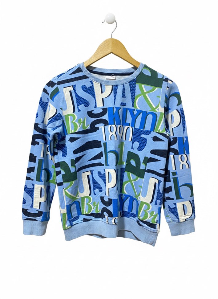 Erkek Çocuk Renkli Baskılı Sweatshirt - Görsel 2