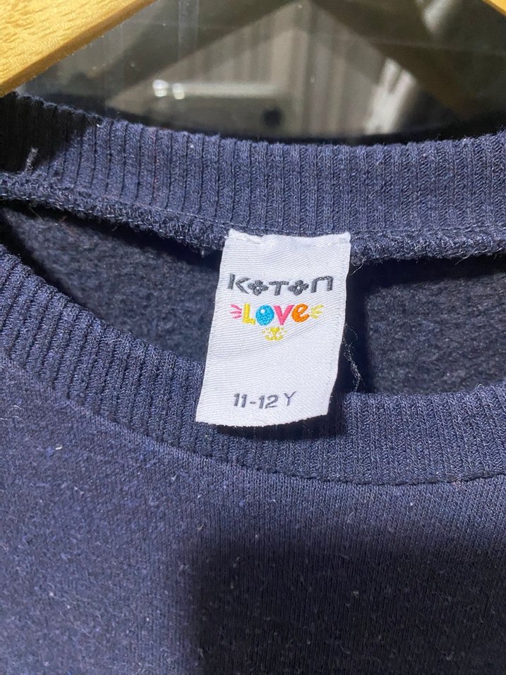 Erkek Çocuk Lacivert Bisiklet Yaka Sweatshirt - Görsel 3
