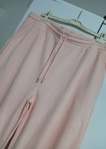 Bershka Pembe Midi Kadın Rahat Kesim Eşofman Altı