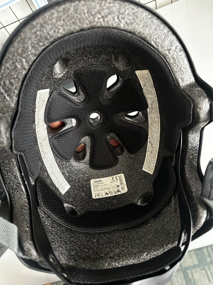 Siyah decathlon çocuk Kaskı - Görsel 4