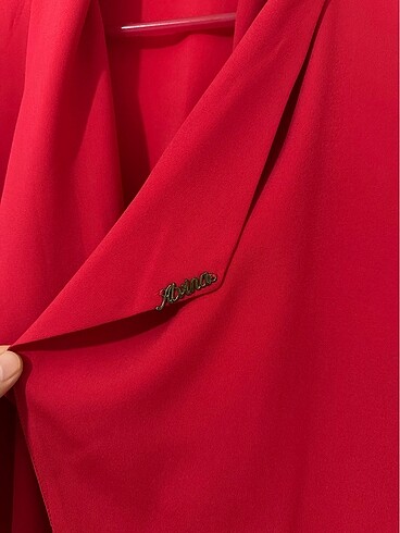 44 Beden kırmızı Renk Blazer Ceket