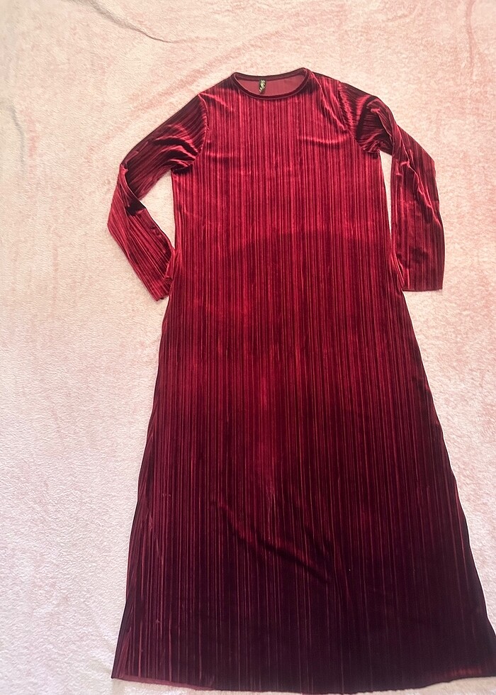 Kadife elbise - Görsel 2