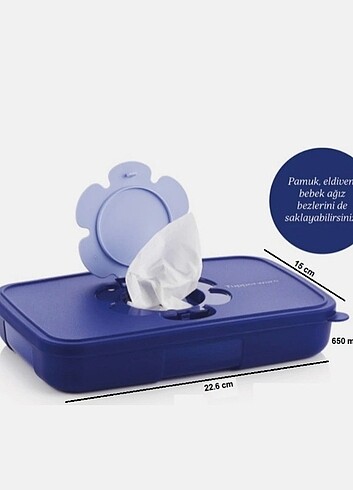 Tupperware Islak mendil kutusu