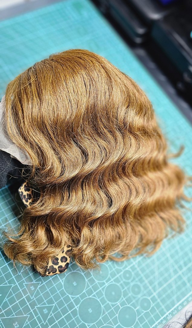 Kahve Renk Gerçek Saç Peruk - Görsel 2