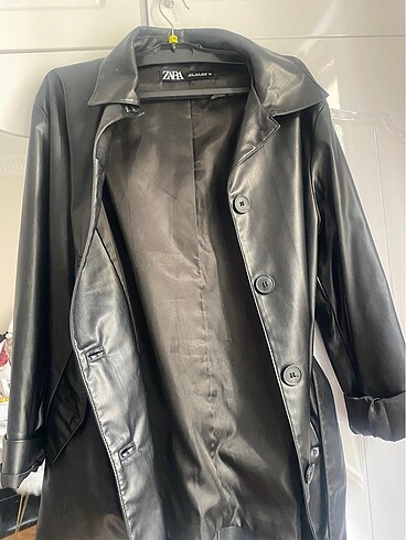 Zara blazer deri ceket