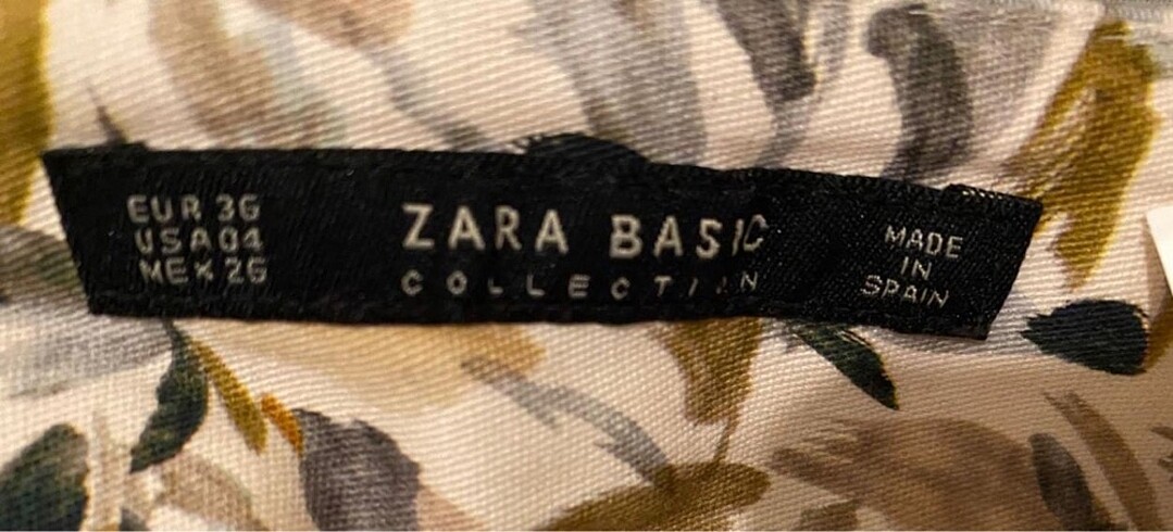 s Beden Zara çiçekli pantolon