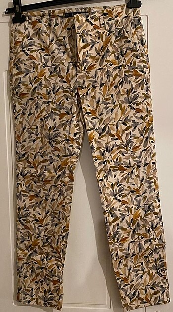 Zara çiçekli pantolon