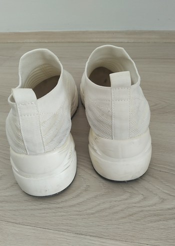 40 Beden Beyaz Kadın Dolgu Topuklu Sneakers