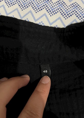 Siyah Kısa Kollu Düğmeli Keten Tulum - Görsel 5