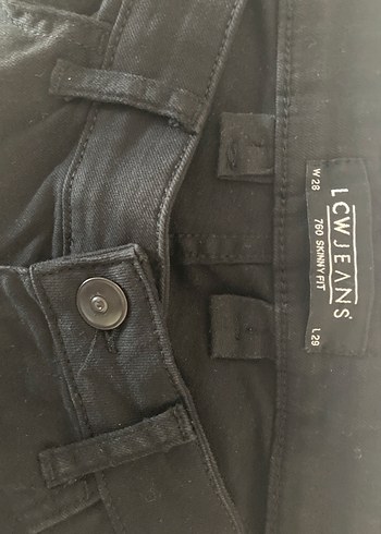 29 Beden Siyah Regular Fit Erkek Denim Pantolon