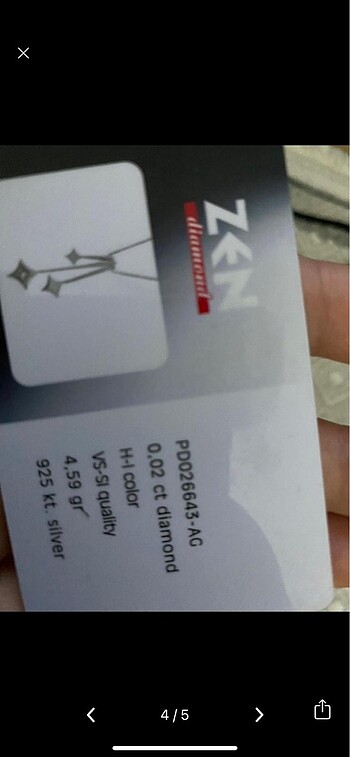 Zen pırlanta kolye - Görsel 2