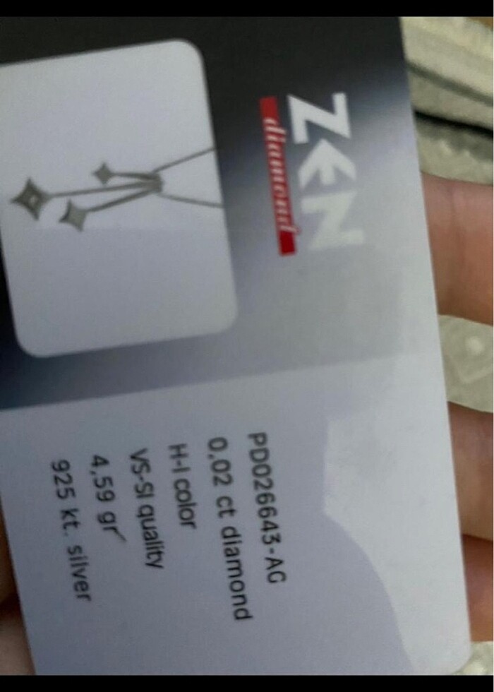 Zen pırlanta kolye - Görsel 2