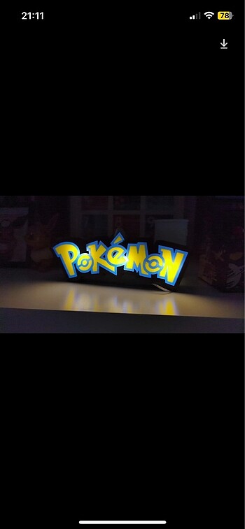 Beden Pokemon Masa Üstü LightBox