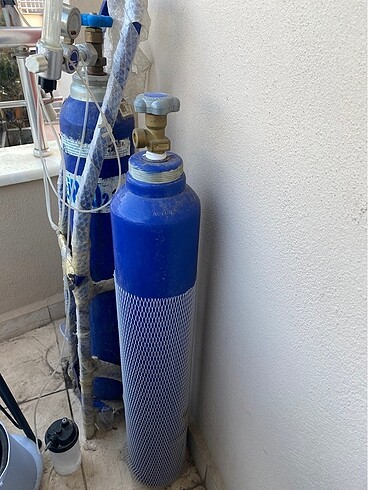 Oksijen tüpü ve taşıma demiri