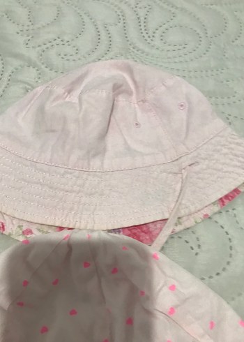 Zara Kız Çocukları İçin Dantel Detaylı Pembe Şapkalar